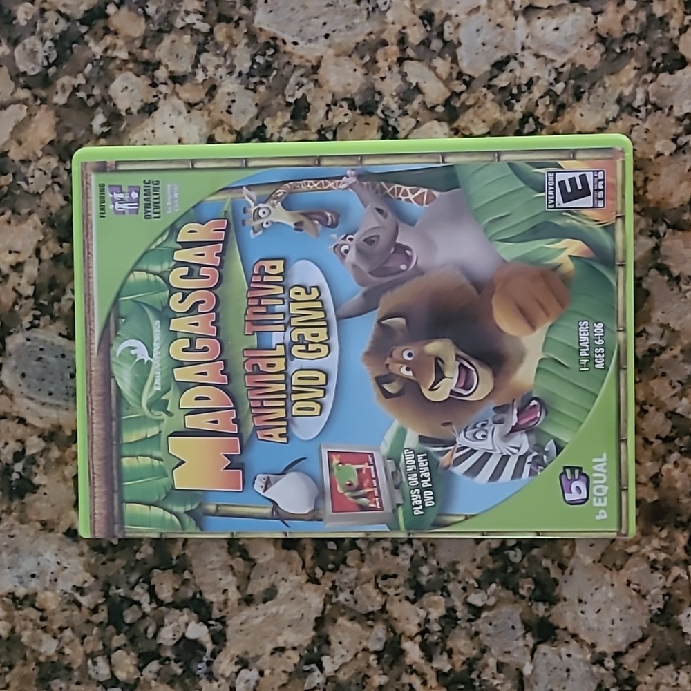 Madagascar Animal Trivia DVD Game